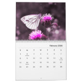 蝶[2]ウォールカレンダー カレンダー (2月 2026)