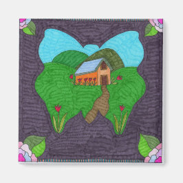 蝶 – -A視覚 マグネット