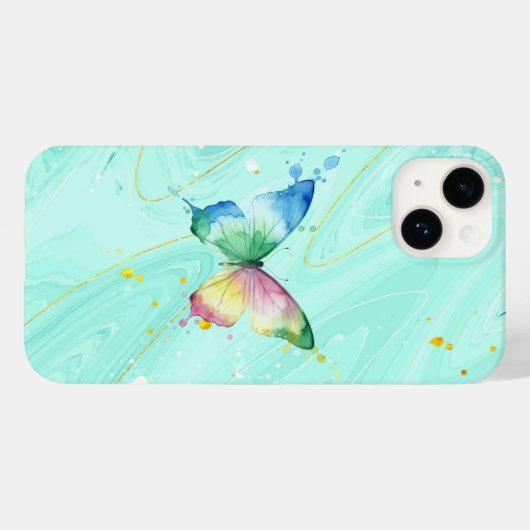 蝶 Case-Mate iPhoneケース (裏面 (横))