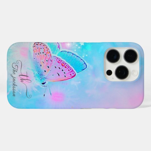 蝶 Case-Mate iPhoneケース (裏面 (横))