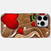 蝶 Case-Mate iPhoneケース (裏面 (横))