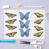 蝶 – Decopageティッシュペーパー 薄葉紙 (クラフト)