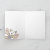蝶 – Greeting Card カード (内部)