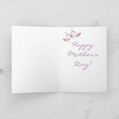 蝶 | Happy Mother's Day Card カード (内部)