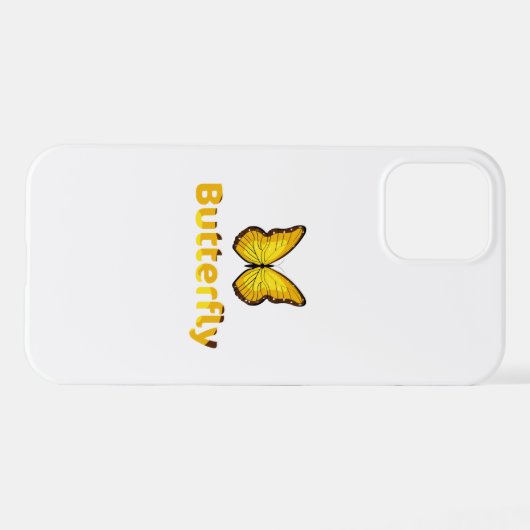 蝶 iPhoneケース (裏面横)
