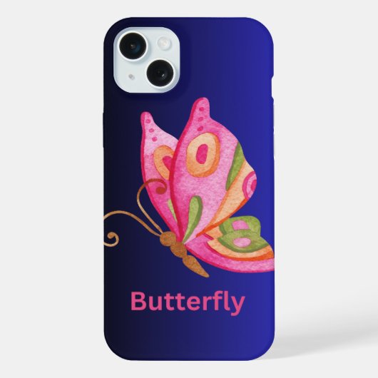 蝶 iPhoneケース (裏面)