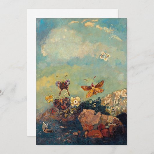 蝶 | Odilon Redon (正面/裏面)