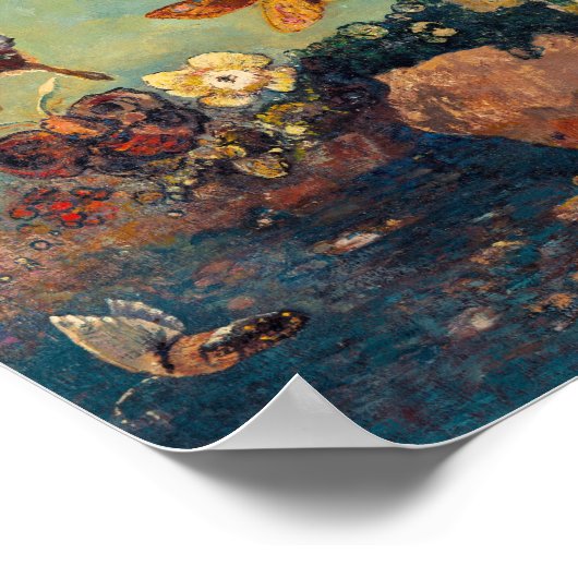 蝶 | Odilon Redon ポスター (角)
