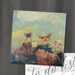 蝶 | Odilon Redon マグネット<br><div class="desc">蝶（1910年）アーティストフランスの・オディロン・レドン著。オリジナルア素晴らしート絵画ズは油で、青い空の背景にカラフル抽象芸術蝶を描いている。デザインツールを使用してイメージのカスタム文字を追加したり、イメージをカスタマイズする。</div>