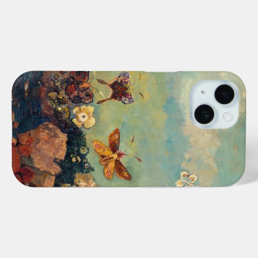 蝶 | Odilon Redon Case-Mate iPhoneケース (裏面 (横))