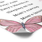 蝶 – Old Wires Tales Gender Reveal Board ポスター (角)