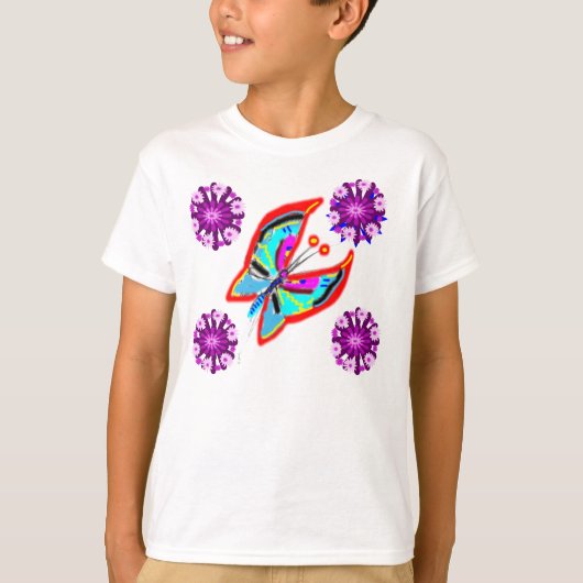 蝶 Tシャツ (正面)