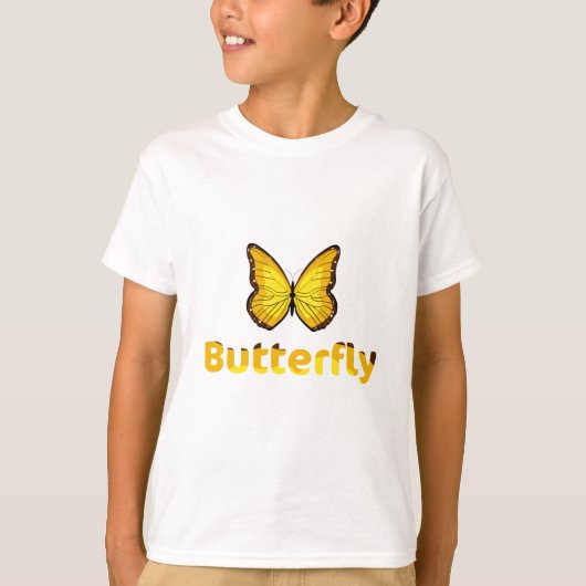 蝶 Tシャツ (正面)