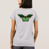 蝶 Tシャツ (裏面)