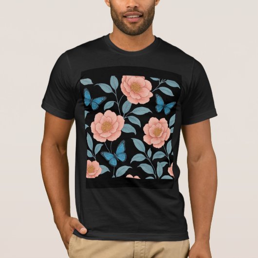 蝶 Tシャツ (正面)