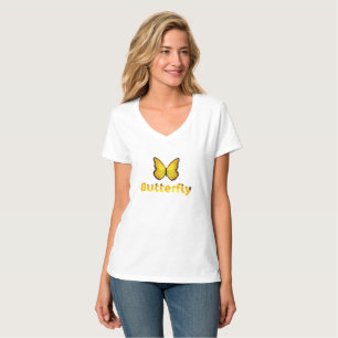 蝶 Tシャツ