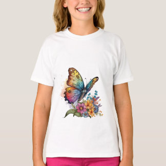 蝶 Tシャツ