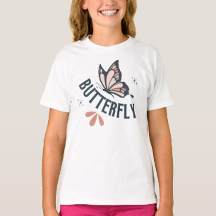 蝶 Tシャツ