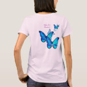 蝶 Tシャツ (裏面)