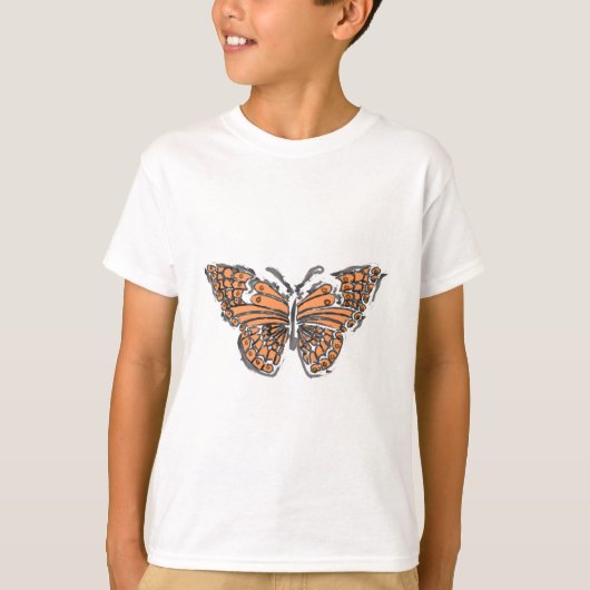 蝶 Tシャツ (正面)