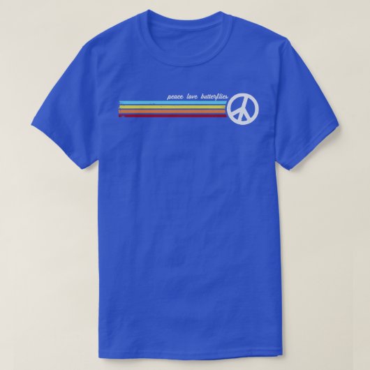 蝶 Tシャツ (デザイン正面)