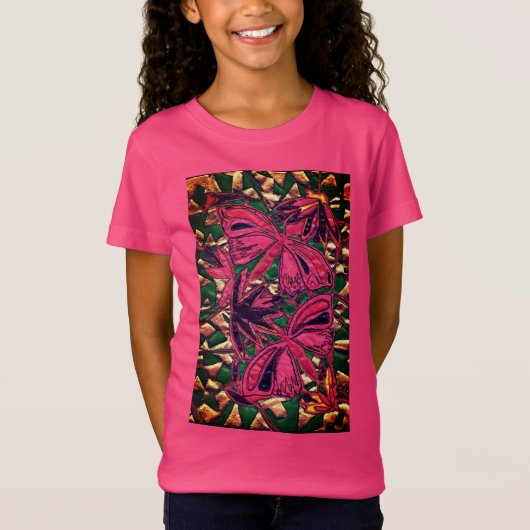 蝶 Tシャツ (正面)