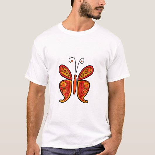蝶 Tシャツ (正面)