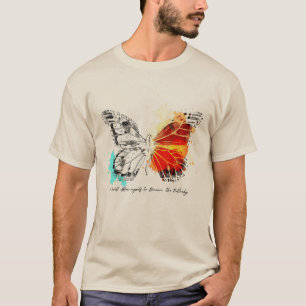 蝶 Tシャツ