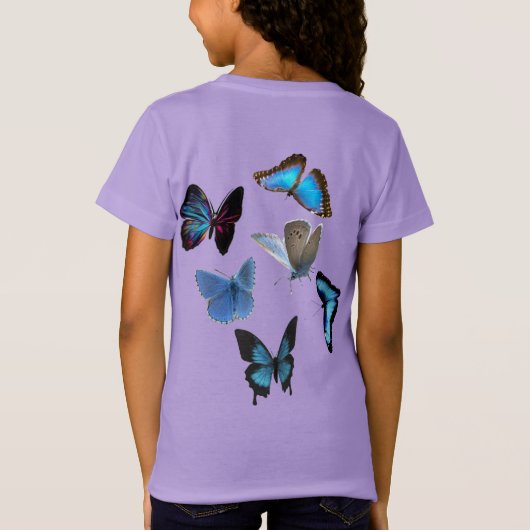 蝶 Tシャツ (裏面)