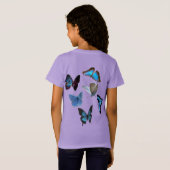 蝶 Tシャツ (裏面フル)