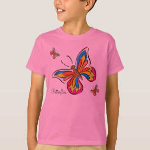 蝶 Tシャツ
