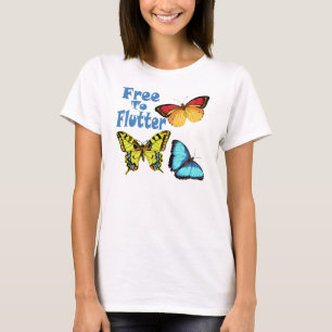 蝶 Tシャツ