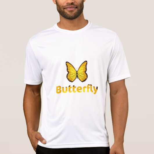 蝶 Tシャツ (正面)