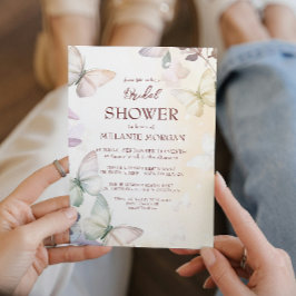 蝶Iフローラブライダルシャワー 招待状