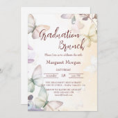 蝶Iフローラブライダルブランチ 招待状 (正面/裏面)