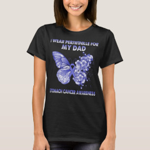 蝶I衣服の私のパパ胃のためのペリウィンクル Tシャツ