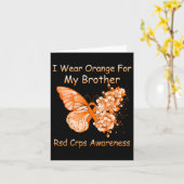 蝶I衣服オレンジfor My Brother Rsd Crps Aw カード (黄色い花)