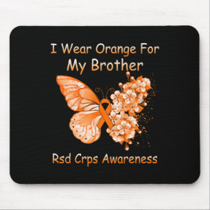 蝶I衣服オレンジfor My Brother RSD CRPS Aw マウスパッド