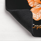 蝶I衣服オレンジfor My Mommy Rsd Crps Awar マウスパッド (コーナー)