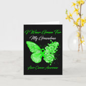 蝶I衣服グリーンおばあちゃんの肝癌 カード (黄色い花)