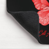 蝶I衣服赤のための私の母の鎌状赤血球貧血 マウスパッド (コーナー)