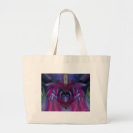 蝶in theコーンフラワーズNo 3トート ラージトートバッグ