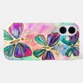 蝶iPhoneケース Case-Mate iPhoneケース (裏面 (横))
