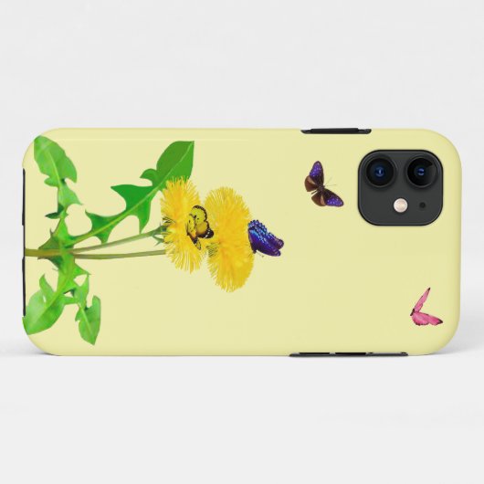蝶iPhone 11ケース Case-Mate iPhoneケース (裏面(横))
