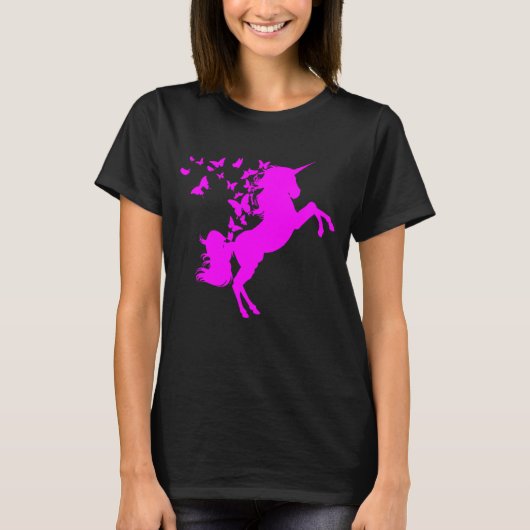 蝶Nユニコーン魔女たち Tシャツ (正面)