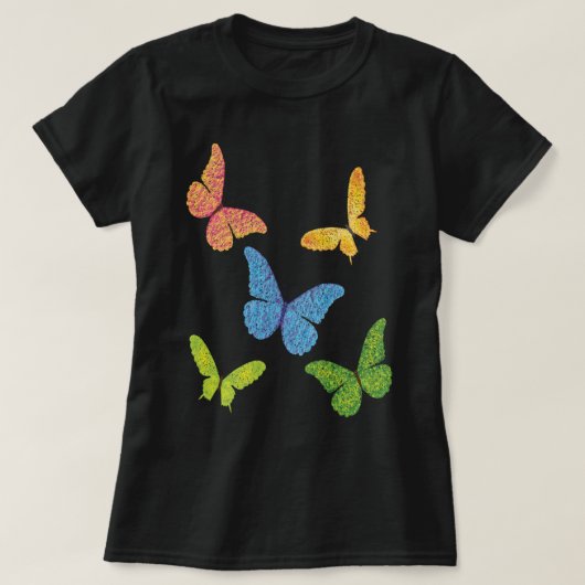 蝶Tシャツ Tシャツ (デザイン正面)