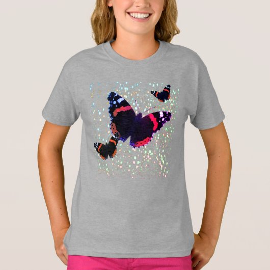 蝶Tシャツ Tシャツ (正面)