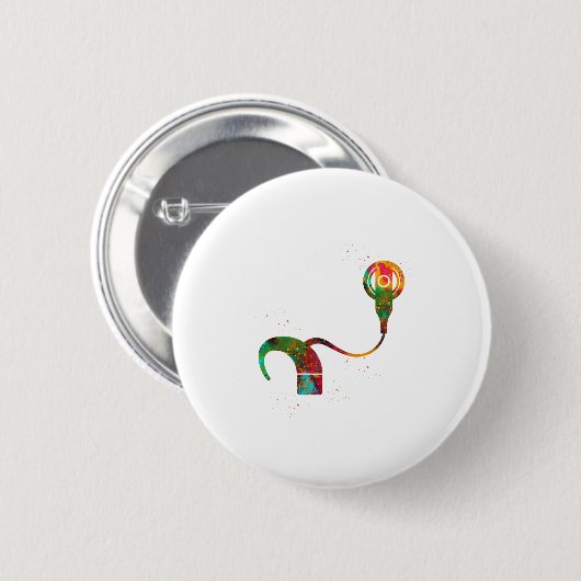 蝸牛移植 缶バッジ (正面&裏面)