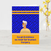 蝸牛耳移植手術カード カード (黄色い花)