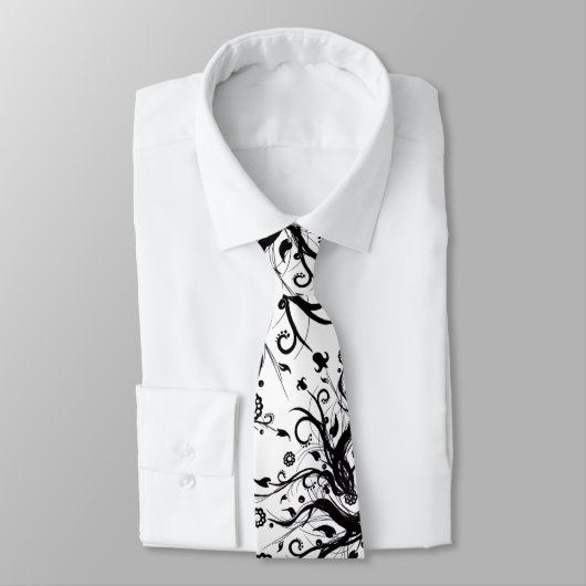 融合の-黒い及び夜会服 ネクタイ (タイ)